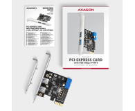 AXAGON Kontroler PCIe 2+2x port USB 3.2 GEN - 1317154 - zdjęcie 5
